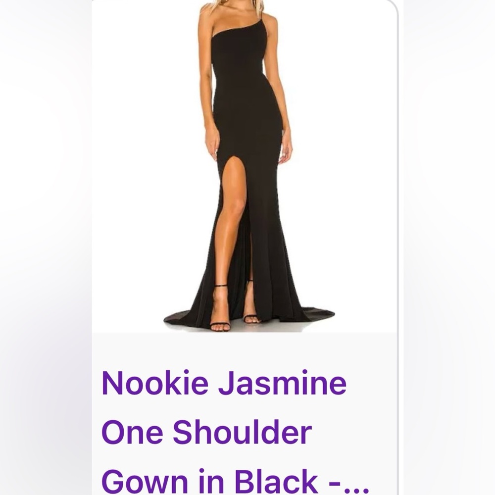 Nookie Jasmine One Shoulder Gown